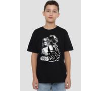 Star Wars Dark Side Duo Unisex Kids T Shirt, Black, 7-8 Years