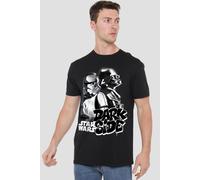 Star Wars Dark Side Duo Mens T-Shirt Black Star Wars Black XXL