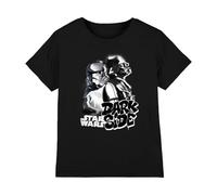 Star Wars Dark Side Duo Unisex Kids T Shirt, Black, 3-4 Years