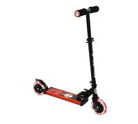 Star Wars Dark Side Light Up Folding Inline Scooter for Girls and Boys - 2 Wheel Scooter - Boys Scooter and Girls Scooter - Adjustable Light Up Scooter - Two Wheel Scooter Deck and Wheels Light Up