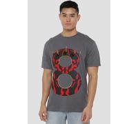 Star Wars Darth Maul 8 Mens T-Shirt Charcoal Star Wars Charcoal M