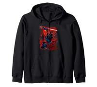 Star Wars Darth Maul Red Saber Portrait Zip Hoodie