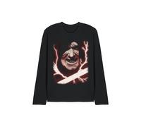Star Wars Darth Palpatine Large Face Long Sleeve T-Shirt, Black | Size: Small Star Wars Black S