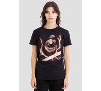 Star Wars Darth Palpatine Large Face T-Shirt, Black Black