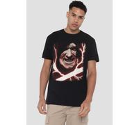 Star Wars Darth Palpatine Large Face T-Shirt, Black | Size: 5XL Star Wars Black 5XL