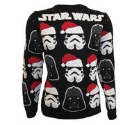 Star Wars Darth Vader & Stormtrooper Christmas jumper multicolour S