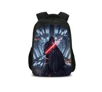 Star Wars Darth Vader Backpack Bookbag Lightweight Shoulder Bag Zipper Rucksack-as the picture-