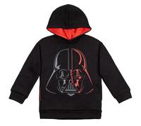 STAR WARS Darth Vader Big Boys Fleece Pullover Hoodie with Pockets Black 18-20