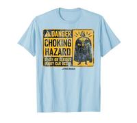 Star Wars Darth Vader Choking Hazard Sign Graphic T-Shirt T-Shirt