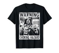 Star Wars Darth Vader Choking Hazard Text Poster T-Shirt