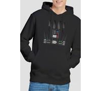 Star Wars Darth Vader Costume Hoodie Black Star Wars Black XXL