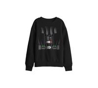 Star Wars Darth Vader Costume Kids Sweatshirt in Black | Size: 9-11 Years Star Wars Black 9-11 Years