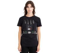 Star Wars Darth Vader Costume Ladies T Shirt, Black, Large