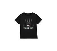 Star Wars Darth Vader Costume Unisex Kids T Shirt, Black, 5-6 Years