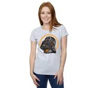 Star Wars Darth Vader Dia De Los Muertos Cotton T-Shirt In Grey Grey S