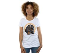 Star Wars Darth Vader Dia De Los Muertos Cotton T-Shirt In White White S