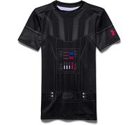 Star Wars Darth Vader Kids Compression S/S T-Shirt - Black/Graphite - Size LB