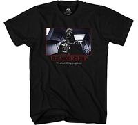 STAR WARS Darth Vader Leadership Motivational Uplifting Poster Mens T-Shirt(MD, Black)