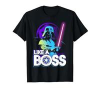 Star Wars Darth Vader Like A Boss Color Pop T-Shirt, Men, Black, Medium