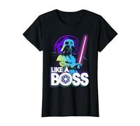 Star Wars Darth Vader Like A Boss Color Pop T-Shirt, Women, Black, X-Small