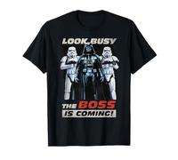 Star Wars Darth Vader Look Busy The Boss is Coming T-Shirt