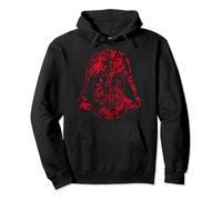 Star Wars Darth Vader Red Rose Fill Portrait Pullover Hoodie