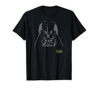 Star Wars Darth Vader Simple Helmet T-Shirt, Men, Black, Medium