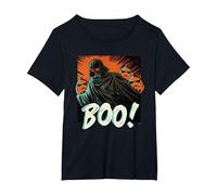 Star Wars Darth Vader Stormtrooper Pumpkins Halloween Boo! T-Shirt, Women's Plus, Black, 2X