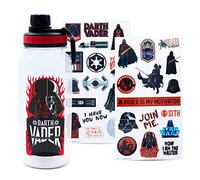 Star Wars Darth Vader Twist Spout Water Bottle and Sticker Set | Holds 32 Ounces