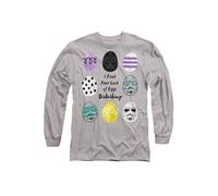Star Wars Darth Vader, Your Lack Of Easter Eggs Disturbing Long Sleeve T-Shirt, Athletic Heather in Light Grey | Size: 2XL Star Wars Light Grey 2XL