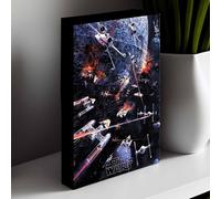 Star Wars Death Assault Light Up Canvas - 30 x 40 cm