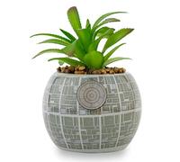 Star Wars Death Star 3-Inch Ceramic Mini Planter With Artificial Succulent
