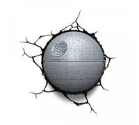 Star Wars Death Star 3D Deco Light, 3DlightFX Plastic