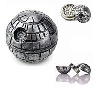 Star Wars Death Star Advanced Herbal Grinder, 55mm Zinc Alloy Professional Durable Herbal Spice Grinder with Gift Box