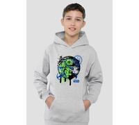 Star Wars Death Star Graffiti Youth Kids Pull-Over Hoodie, Athletic Heather Disney Grey 5-6 Years