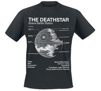 Star Wars Death Star Sketch T-Shirt black XL