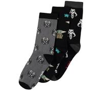 Star Wars Difuzed The Mandalorian Socks 3-Pack Three Icons 39-42 Footwear