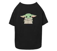 STAR WARS Dog and CAT PET T-Shirt Baby YODA Standing TEE, Black, Large