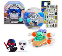 Star Wars Doorables Blind Box Set - Bundle with 2 Doorables Blind Boxes with Mini Figures and Galactic Cruiser Plus Stickers, More | Star Wars Mystery Mini Figurines Set