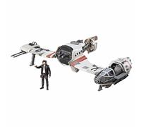Star Wars E8 Resist Ski Speeder & Pilot Force Link Activated Set