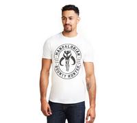 Star Wars Emblem Cotton Mens T-Shirt Black Star Wars White M