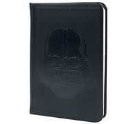 Star Wars Embossed Darth Vader & Tie Fighter Lined A6 Notebook - Black