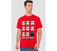 Star Wars Empire Bah Humbug T-Shirt, Red Red