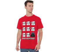 Star Wars Empire Bah Humbug T-Shirt S-4XL, Red