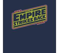 Star Wars Empire Strikes Back Logo Men's T-Shirt - Navy - S