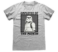 Star Wars Employee Of The Month Heather Grey T-Shirt OFFICIAL