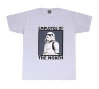 Heroes Inc. Men's Star Wars-T-Shirts-Employee of The Month S, Grey Sport, One Size