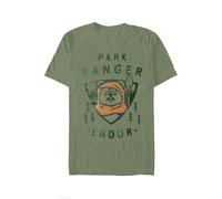 Star Wars - Endor Park Ranger Olive - T-Shirt - green - S - 100% Cotton,Jersey S