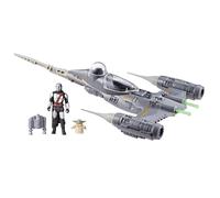 STAR WARS Epic Hero Series: The Mandalorian's N-1 Starfighter with Grogu & Manda
