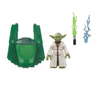 STAR WARS Epic World of Action Master Yoda 4-Inch Scale Action Figure Ship & 2 Accessories Toys for Boys & Girls Ages 4+